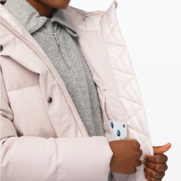 Lululemon Women's Wunder Puff 600-Down-Fill Jacket Sz 4 in White Opal EUC - Picture 3 of 16